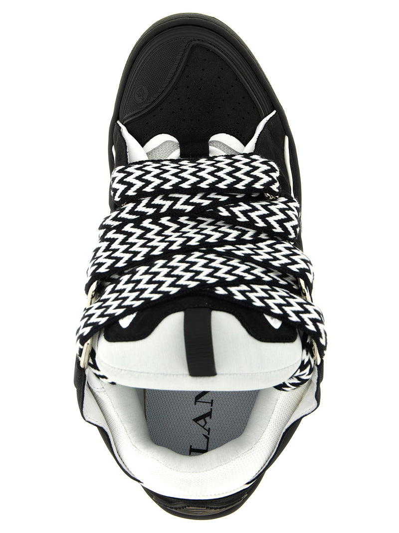 Lanvin Bicolor Calfskin Chunky Sneakers