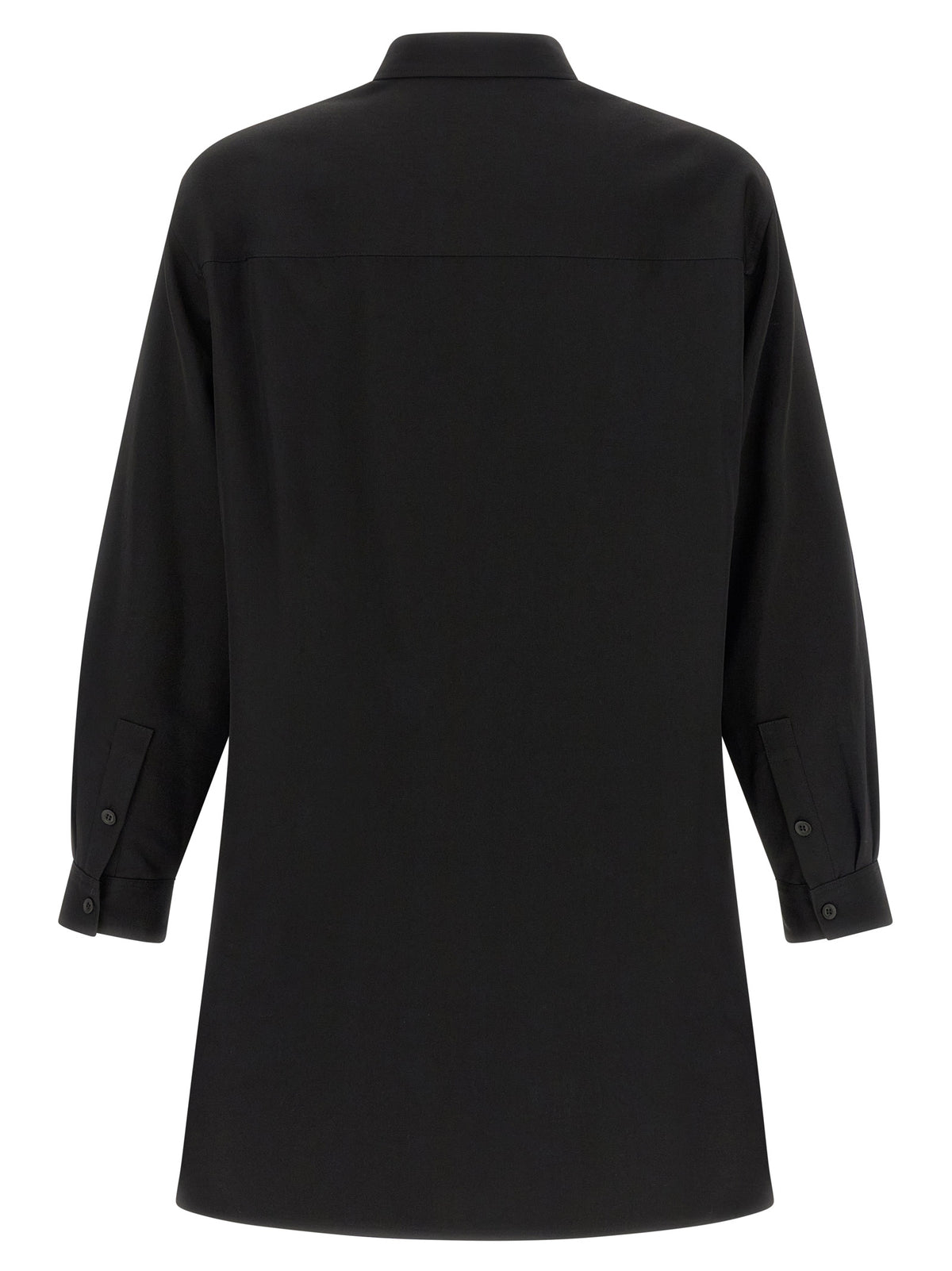 Yohji Yamamoto Black Wool Blouse - Modern Tailoring