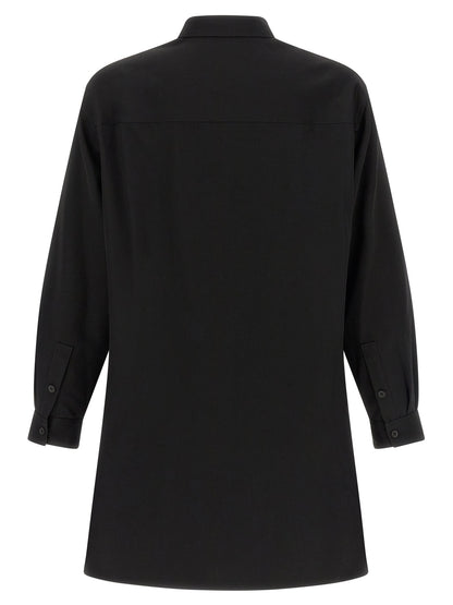 Yohji Yamamoto Black Wool Blouse