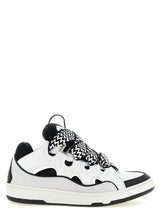 Lanvin Bicolor Calfskin Chunky Sneakers for Men