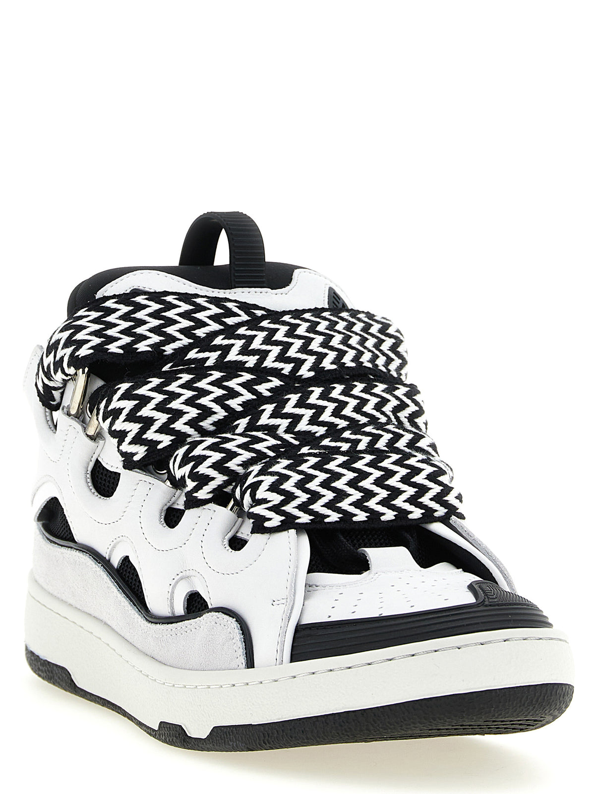 Lanvin Bicolor Calfskin Chunky Sneakers for Men