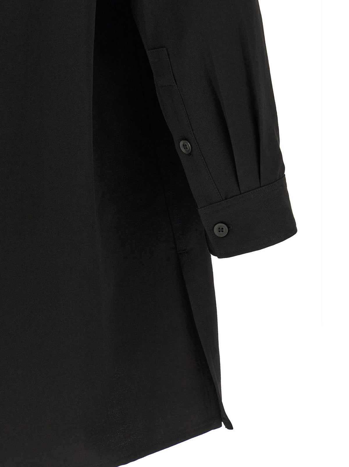 Yohji Yamamoto Black Wool Blouse - Modern Tailoring