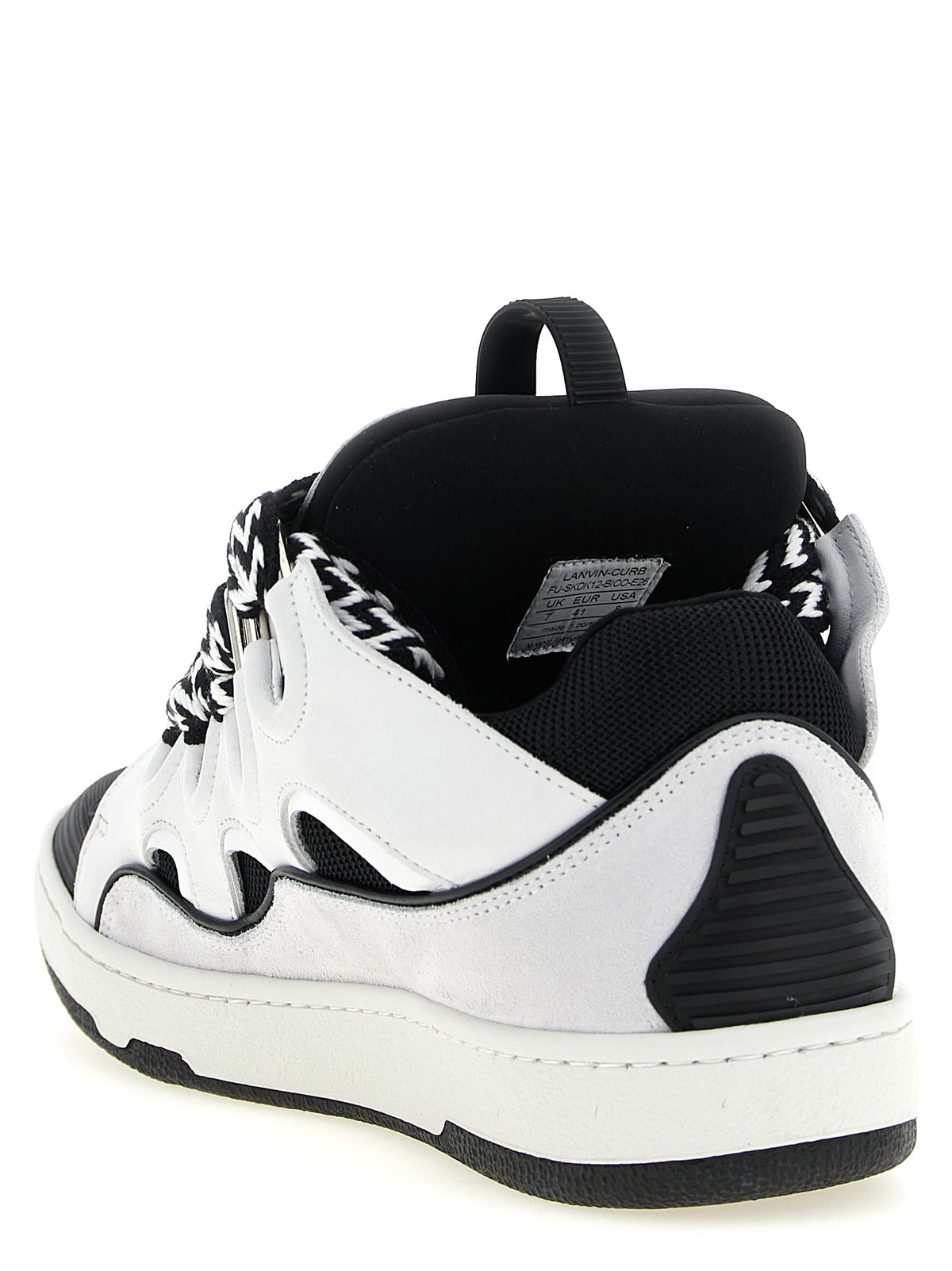 Lanvin Bicolor Calfskin Chunky Sneakers for Men