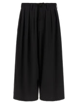 Yohji Yamamoto Black Wool Standard Balloon Trousers