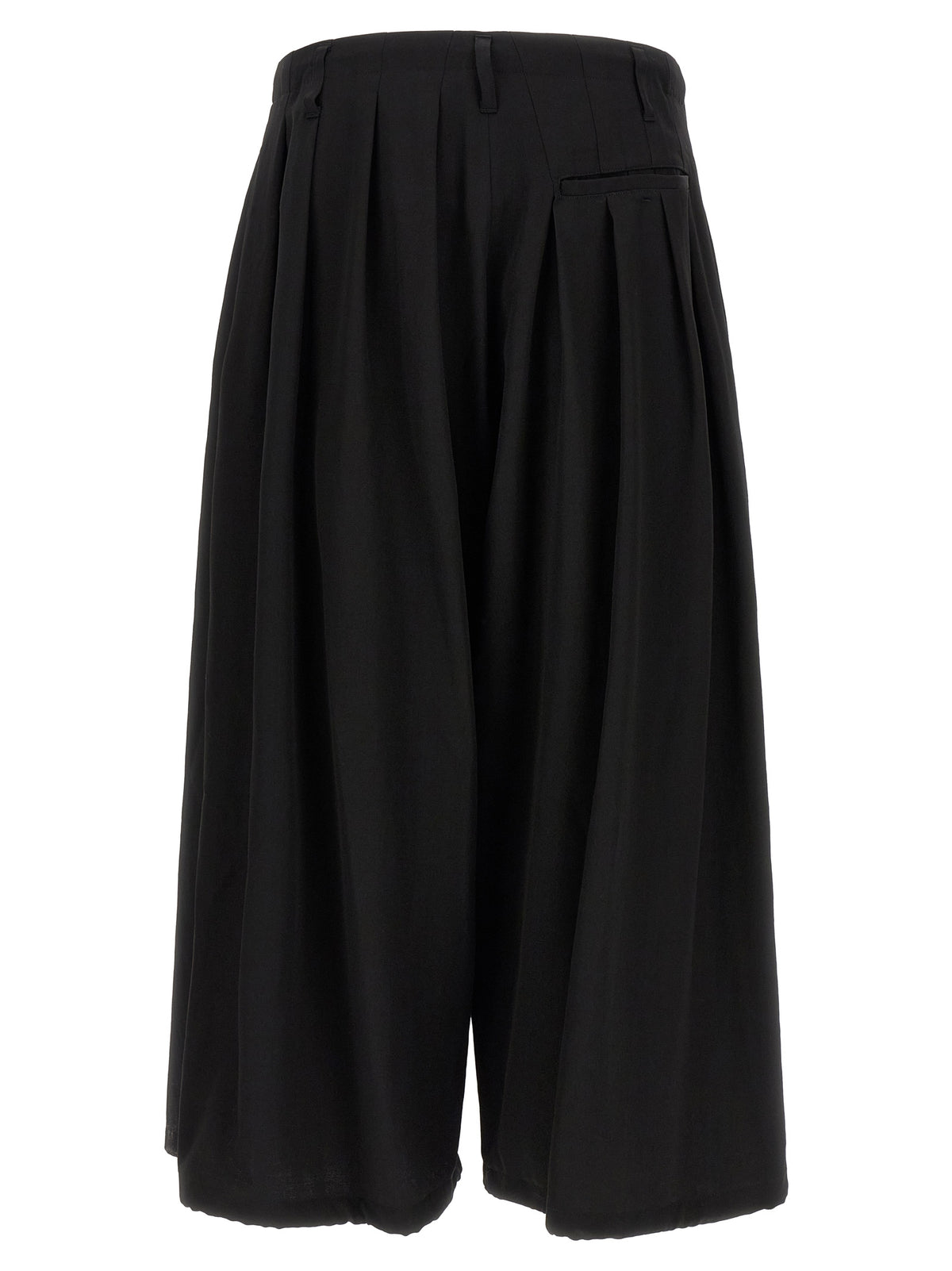 Yohji Yamamoto Black Wool Standard Balloon Trousers