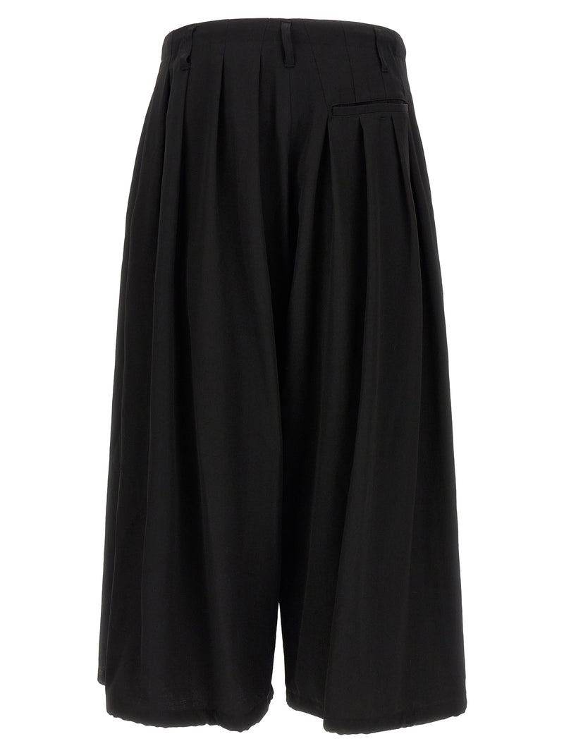 Yohji Yamamoto Black Wool Casual Pants
