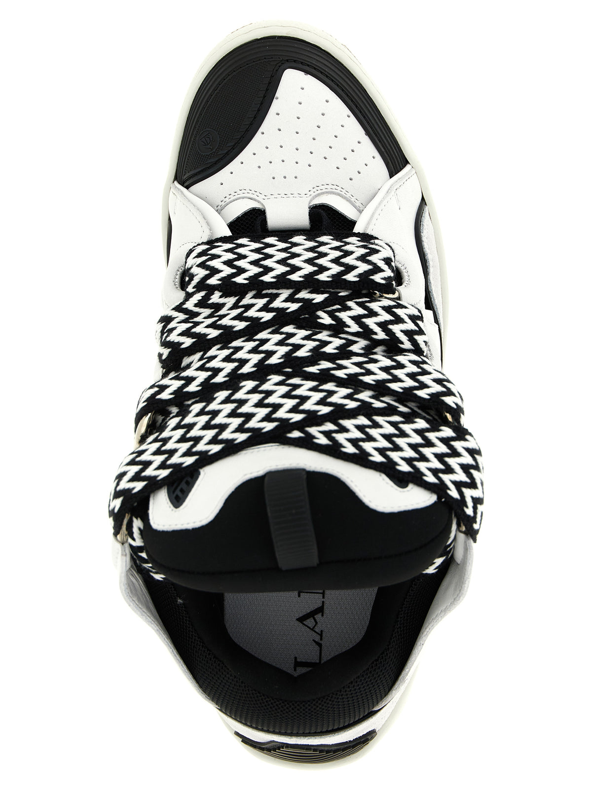 Lanvin Bicolor Calfskin Chunky Sneakers for Men