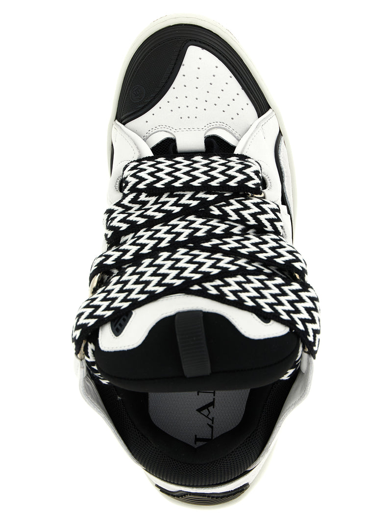 Lanvin Bicolor Calfskin Chunky Sneakers
