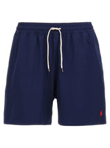 Polo Ralph Lauren Bermuda Shorts en Polyester Bleu