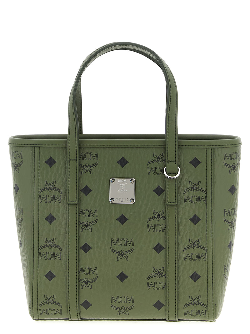 MCM Bicolor Polyethylene Tote Bag