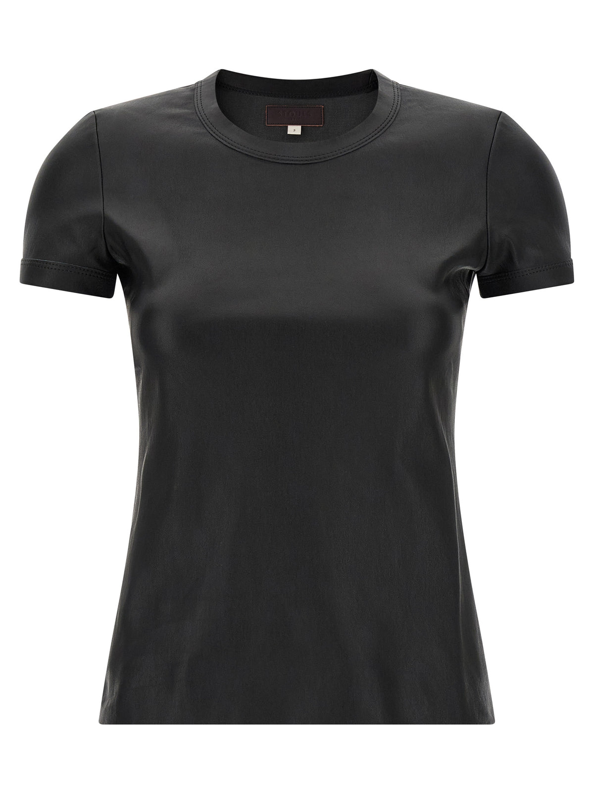 STOULS Nappa 05 Black Lamb Leather T-Shirt