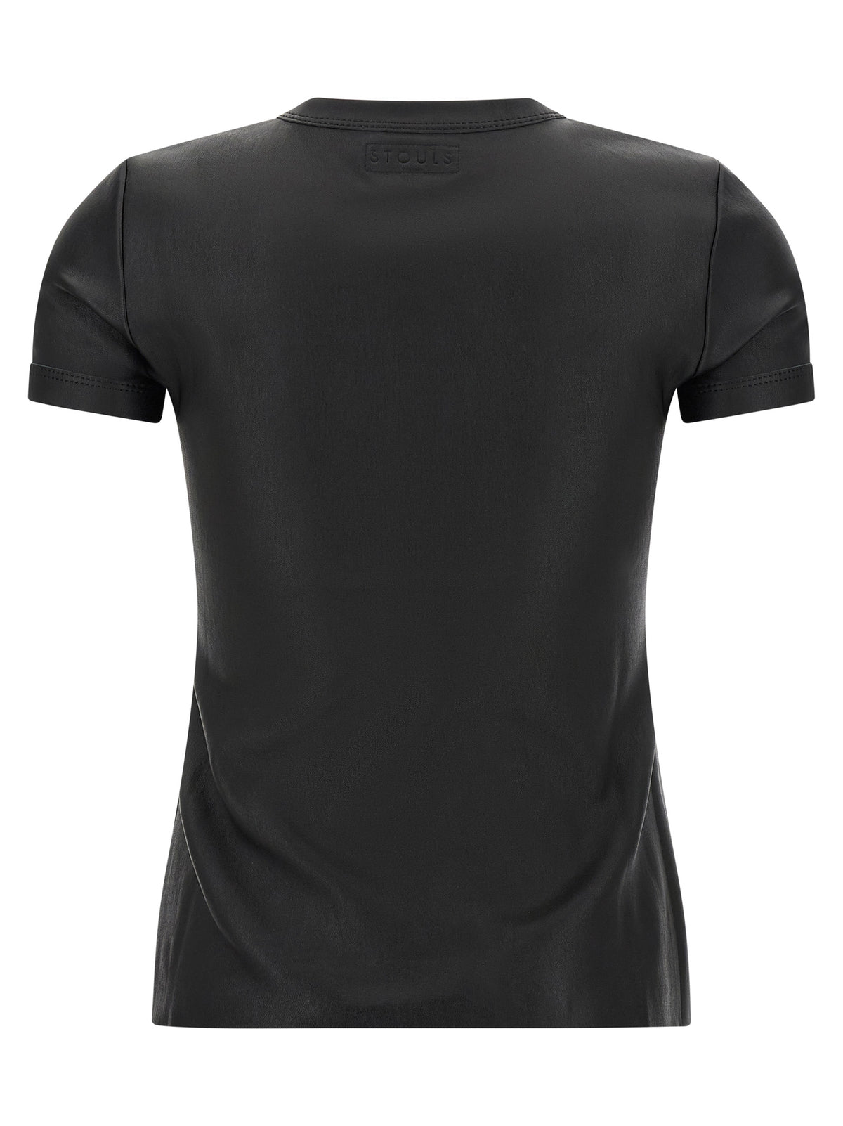 STOULS Nappa 05 Black Lamb Leather T-Shirt