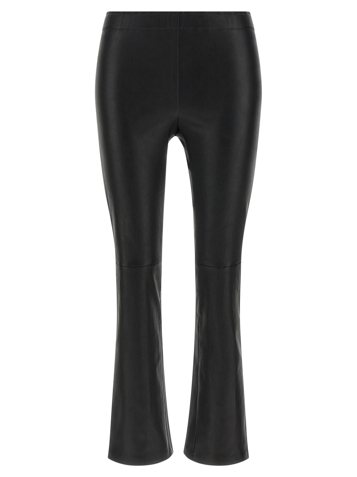 STOULS Black Leather Pants - Luxurious Slim-Fit Trousers