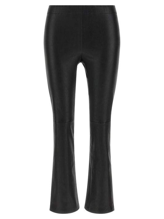 STOULS Black Leather Pants