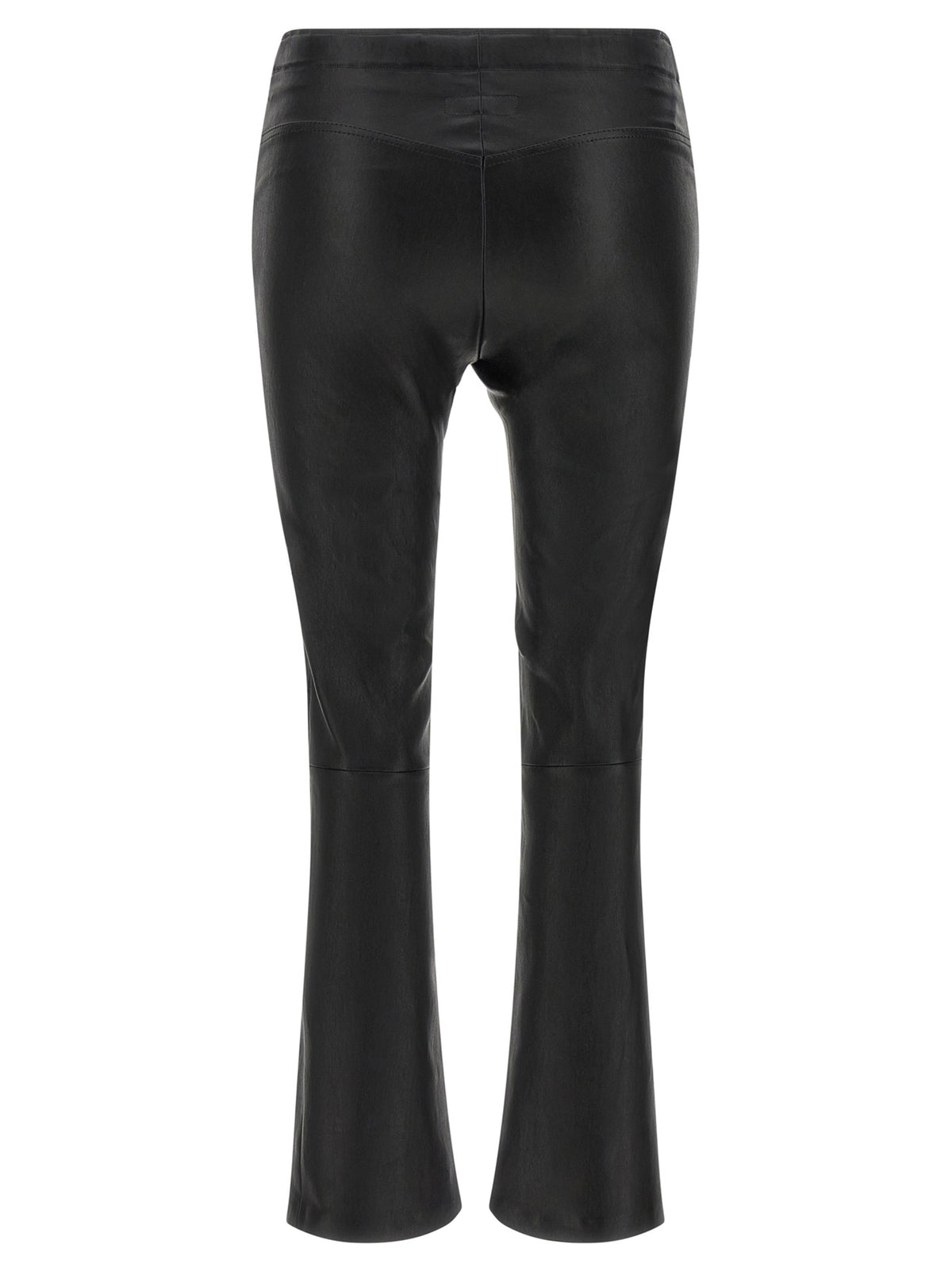STOULS Black Leather Pants - Luxurious Slim-Fit Trousers