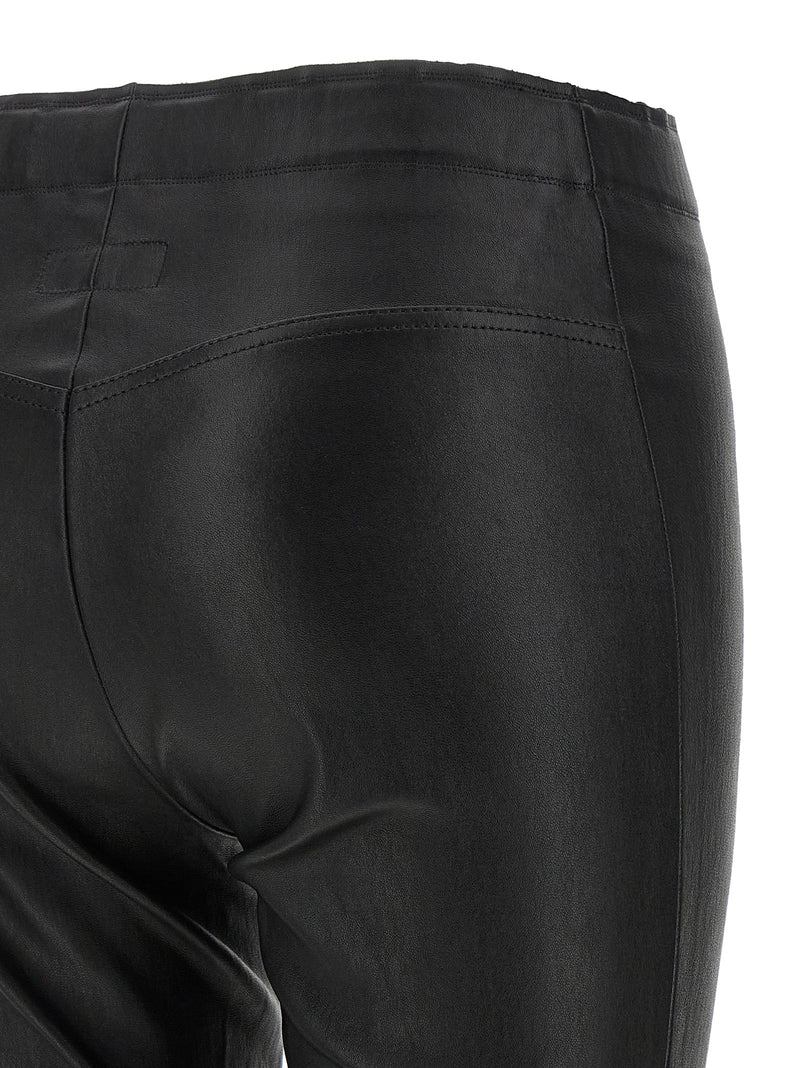 STOULS Black Leather Pants