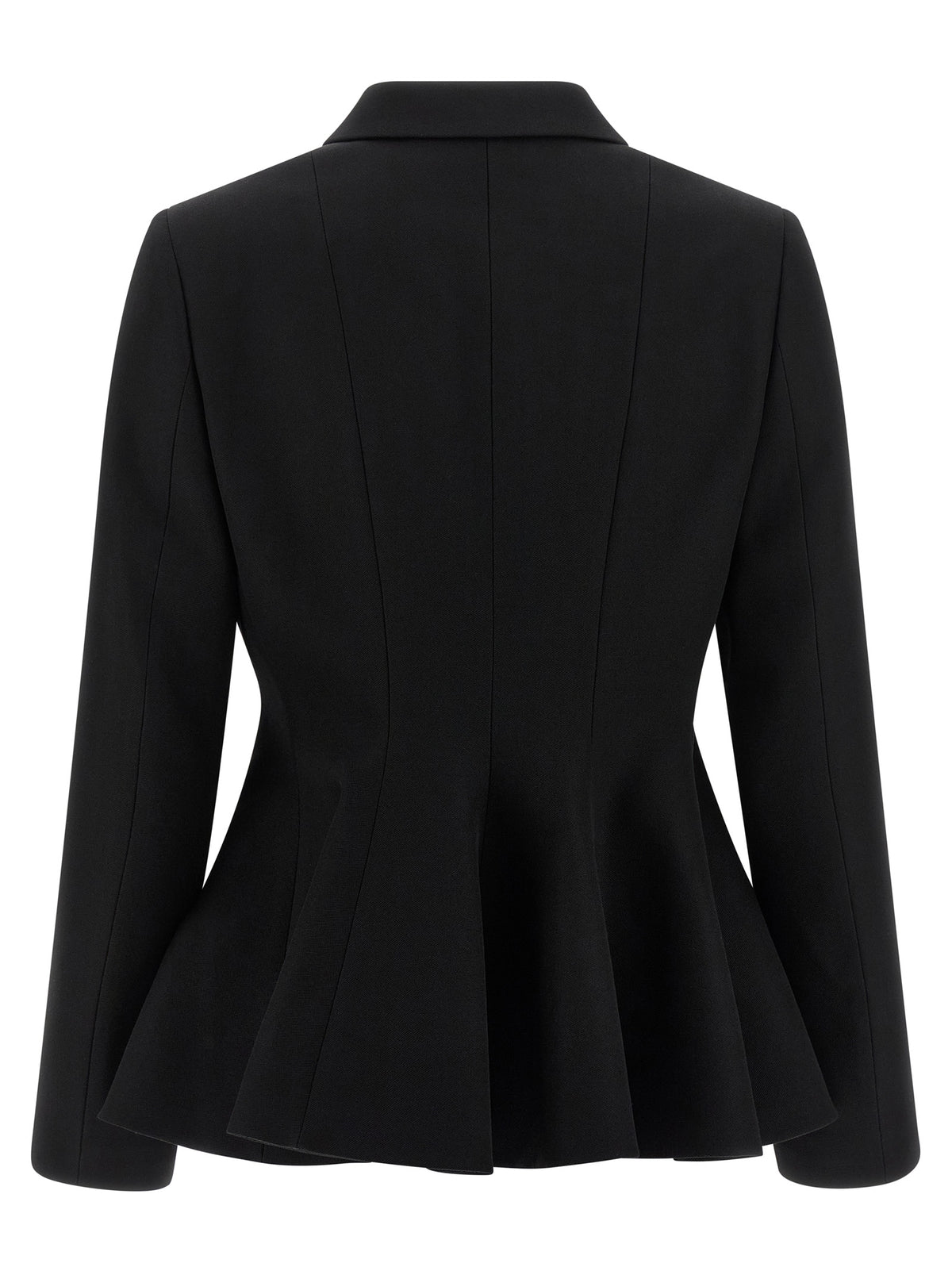 Fendi Black Virgin Wool Blazer - Elegant Women's Jacket