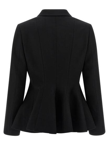 Fendi Black Virgin Wool Blazer