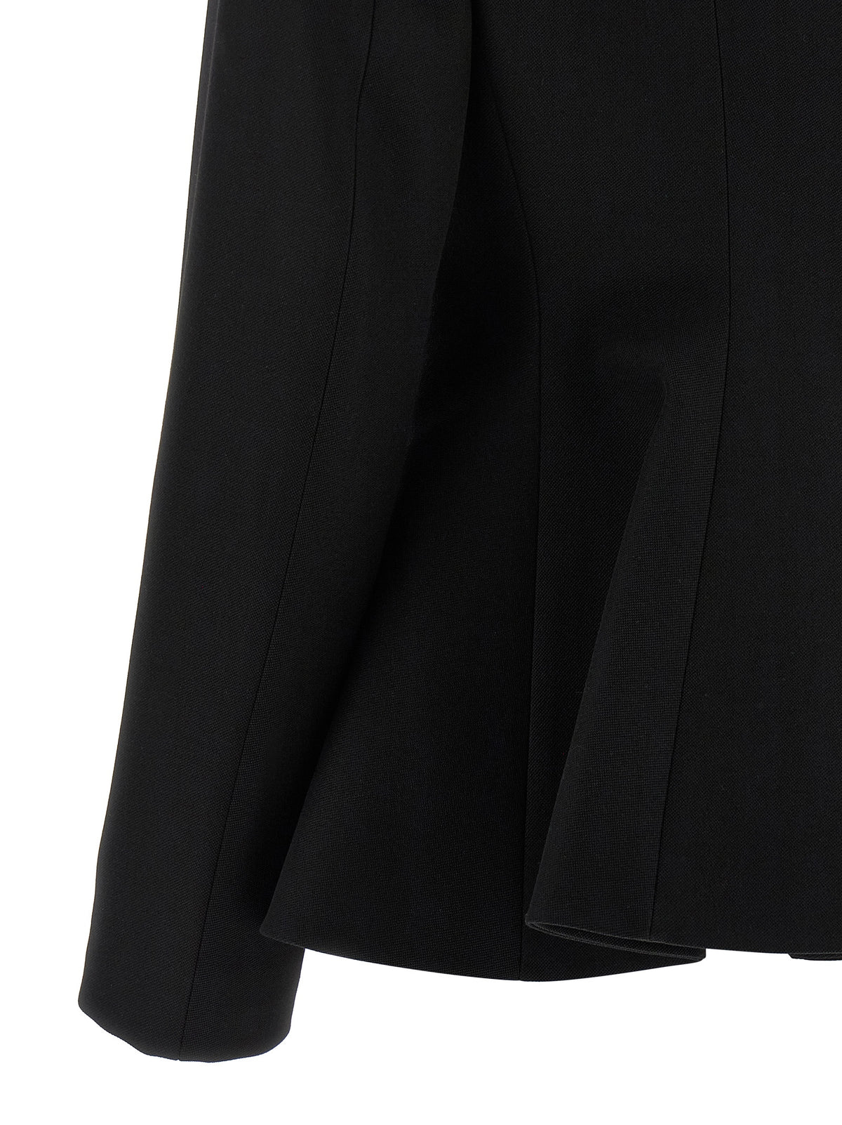 Fendi Black Virgin Wool Blazer - Elegant Women's Jacket