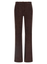 STOULS Oswald Brown Leather Pants for Women
