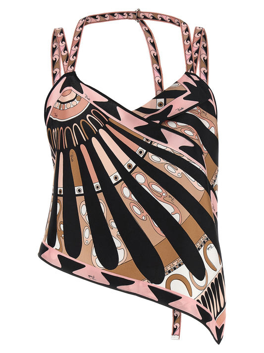 Emilio Pucci Multicolor Silk Blouse