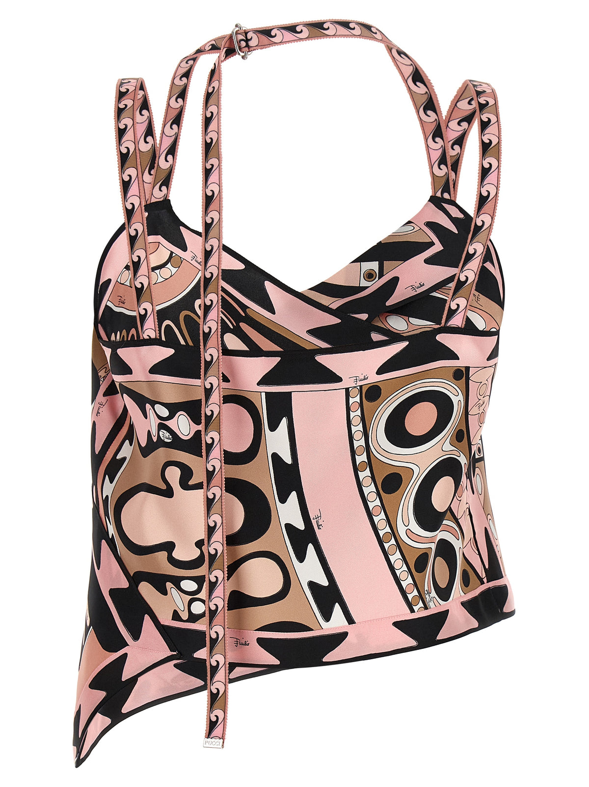 Emilio Pucci Multicolor Silk Blouse - Soleil Print