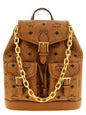 MCM Brown Polyethylene Backpack
