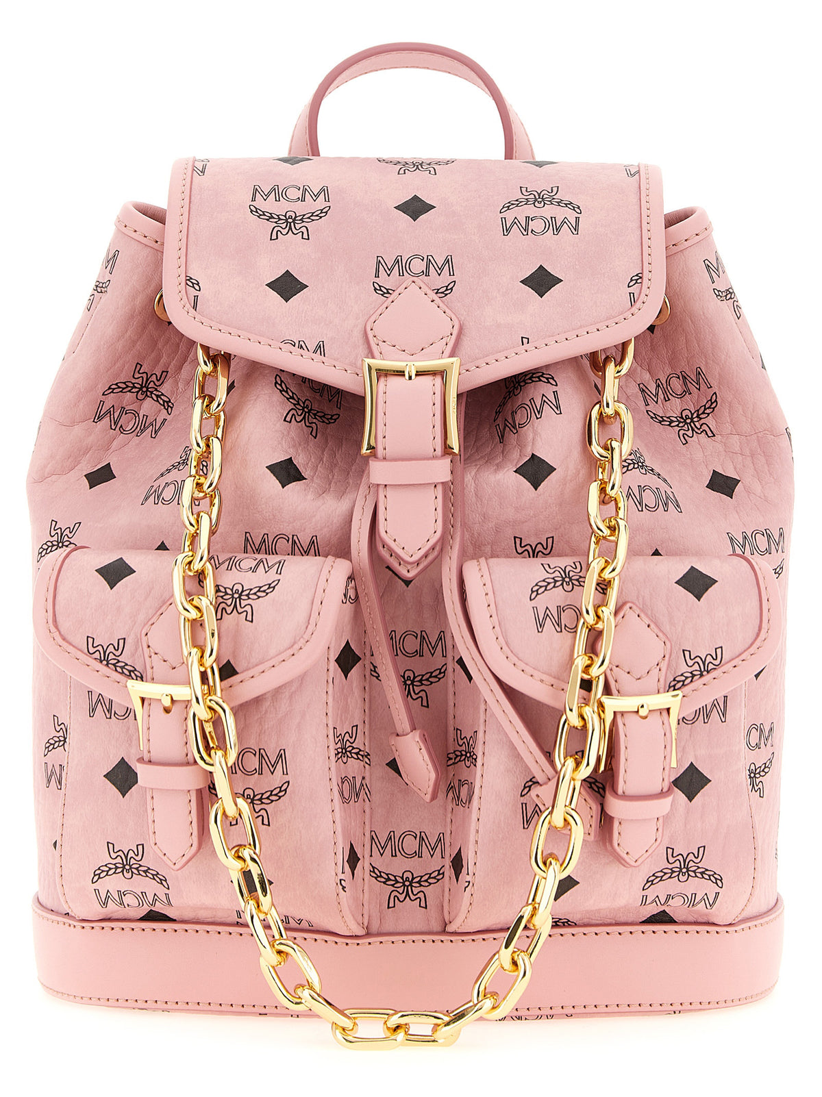 MCM Aren Multicolor Polyethylene Mini Backpack