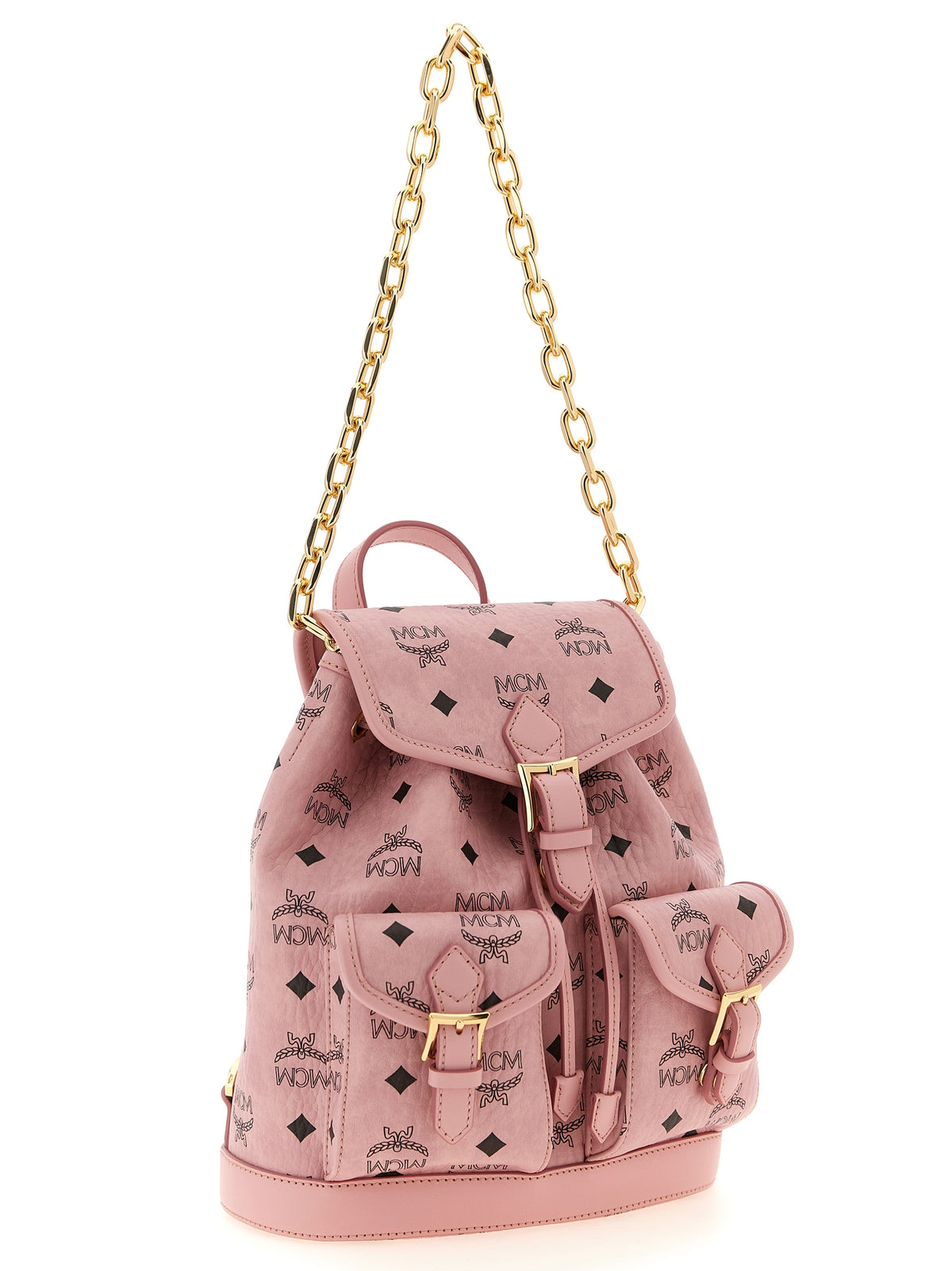 MCM Aren Multicolor Polyethylene Mini Backpack