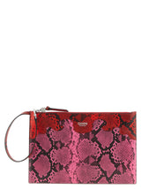 Ganni Fairy Fuchsia Polyester Clutch Bag