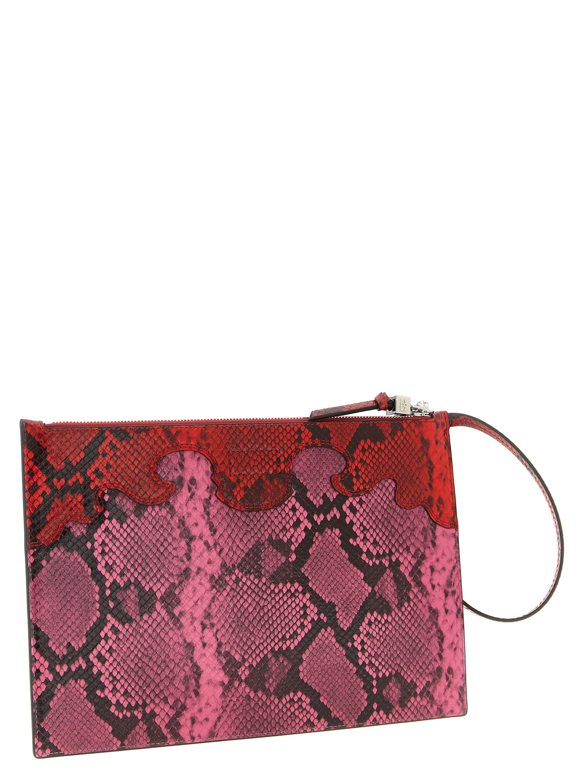 Ganni Fairy Fuchsia Polyester Clutch Bag
