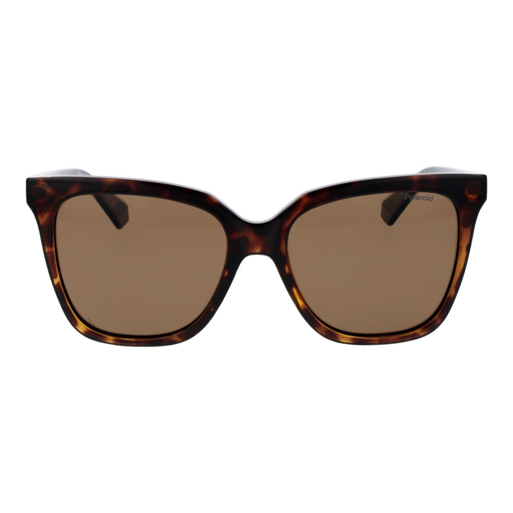Polaroid Brown Polycarbonate Sunglasses for Women
