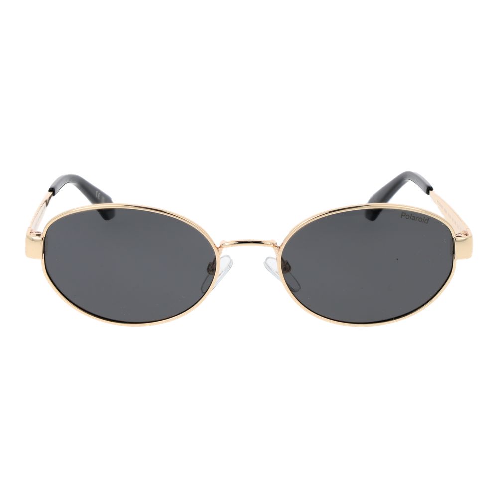Polaroid Gold Metal Sunglasses for Women