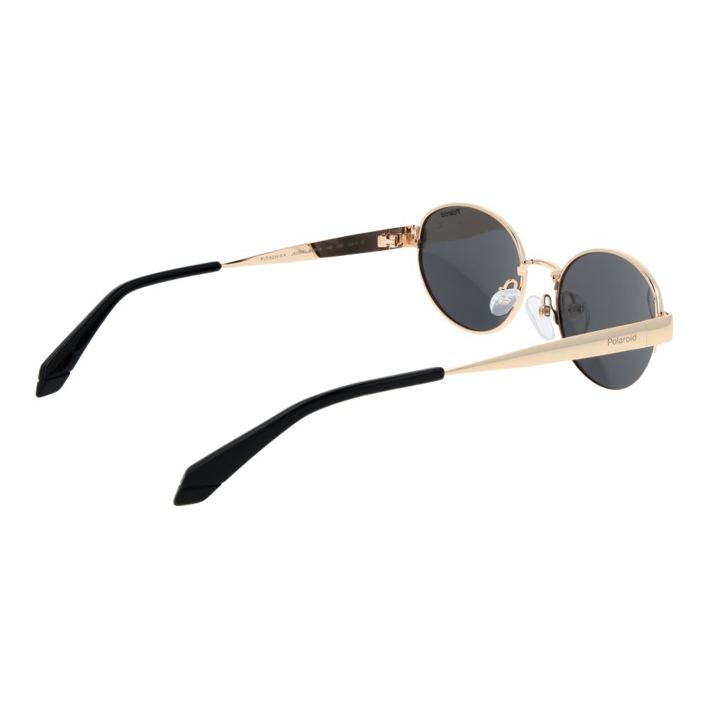 Polaroid Gold Metal Sunglasses for Women
