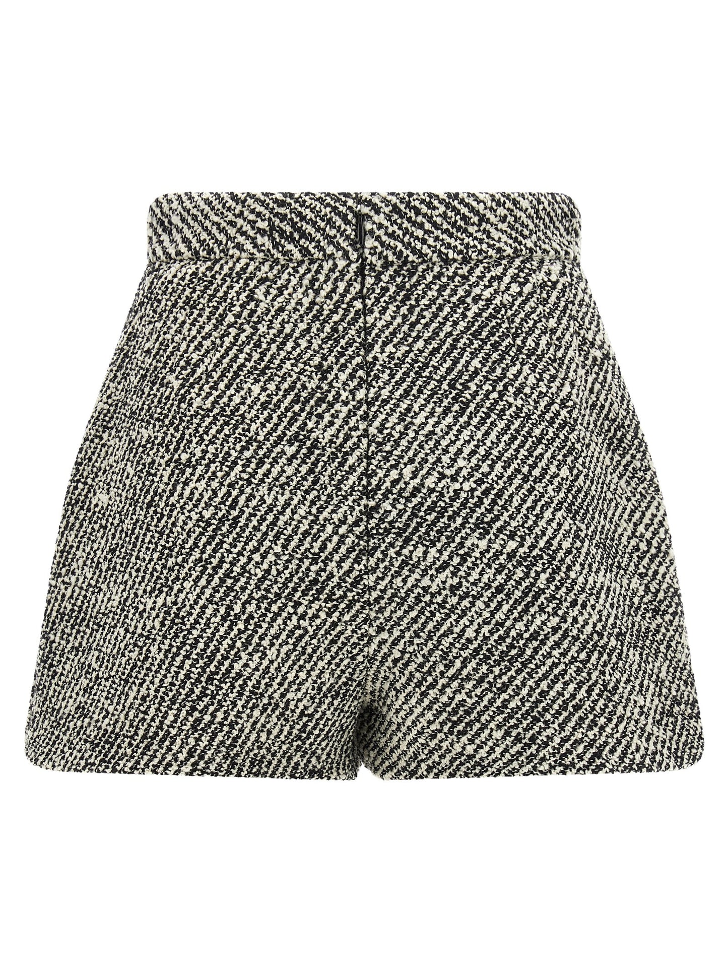 Versace Bicolor Virgin Wool Bermuda Shorts