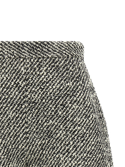 Versace Bicolor Virgin Wool Bermuda Shorts