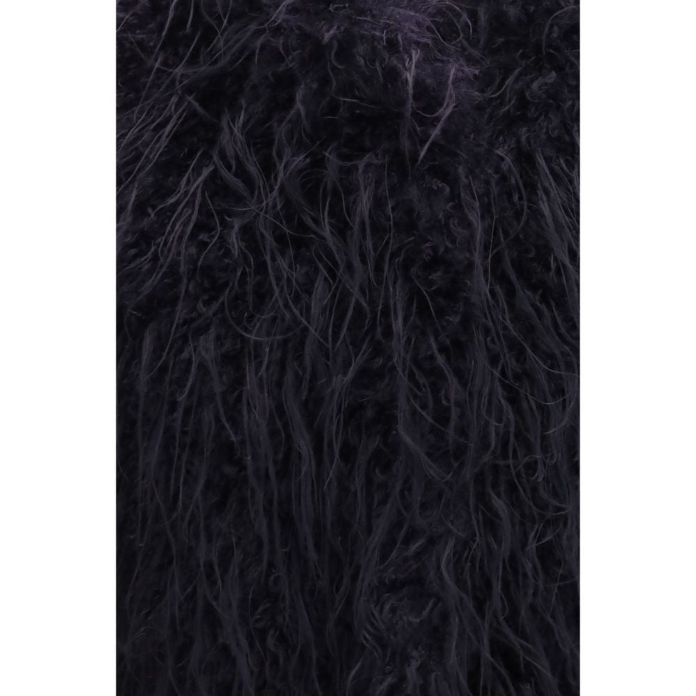 Forte_Forte Blue Polyester Sleeveless Jacket - Eco Mongolia