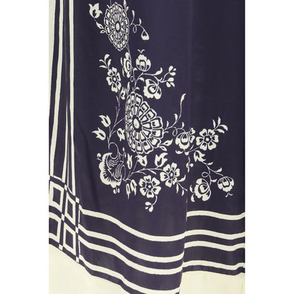 Alemais Blue Silk Casual Pants