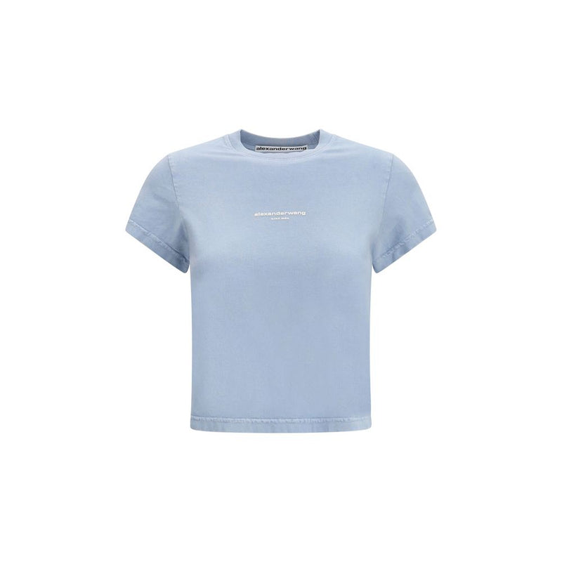Alexander Wang Blue Cotton T-Shirt