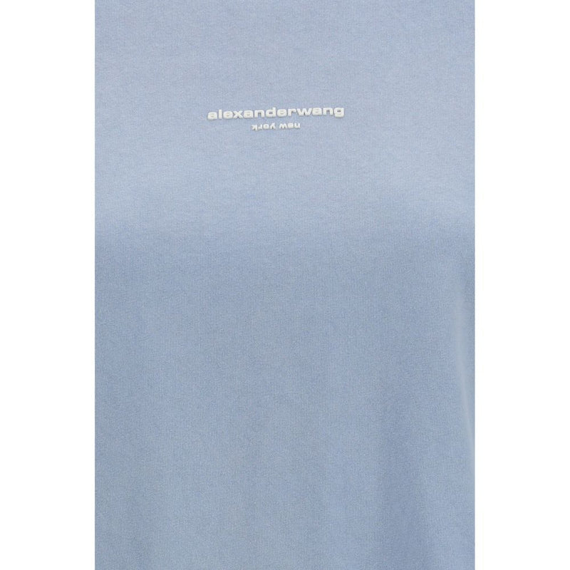 Alexander Wang Blue Cotton T-Shirt