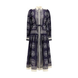 Alemais Blue Ramie Casual Dress