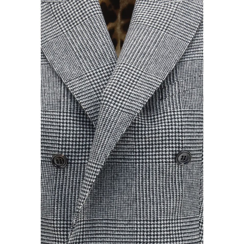 Dolce & Gabbana Gray Wool Oves Aries Waistcoat