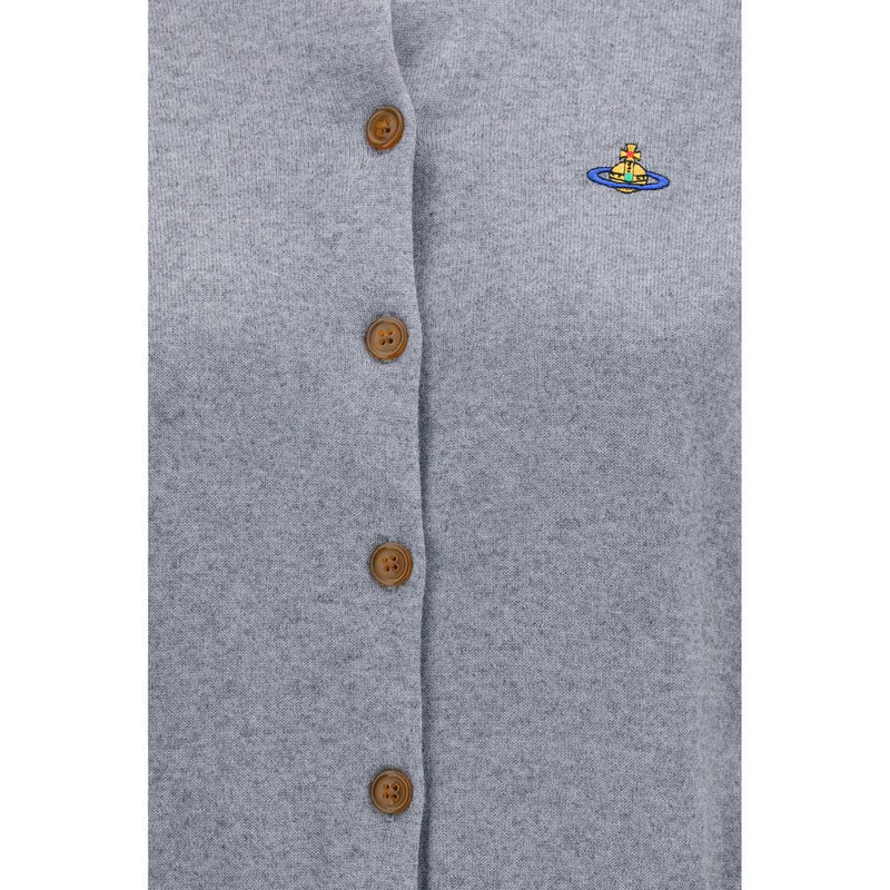 Vivienne Westwood Gray Cotton Cardigan