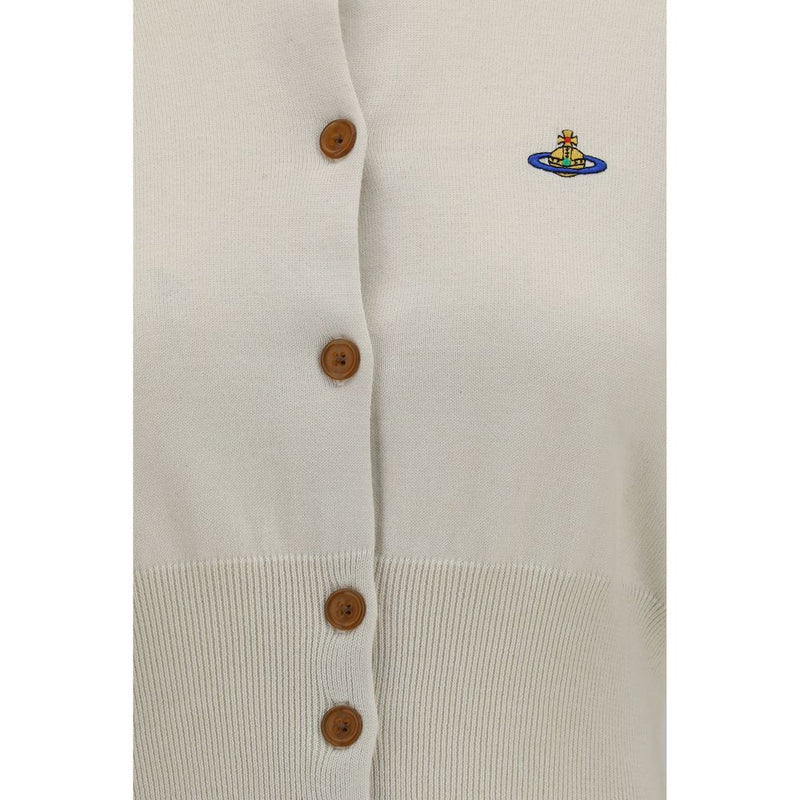 Vivienne Westwood White Cotton Cardigan