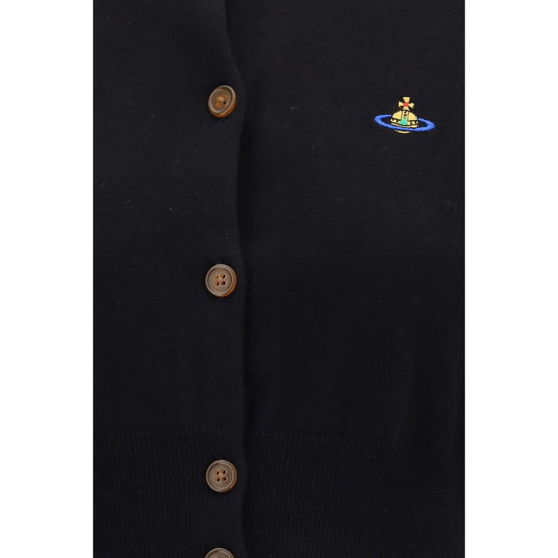 Vivienne Westwood Black Cotton Cardigan