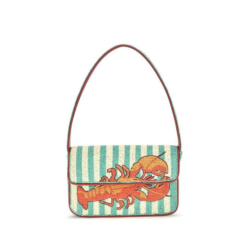 Staud Multicolor Rayon Shoulder Bag
