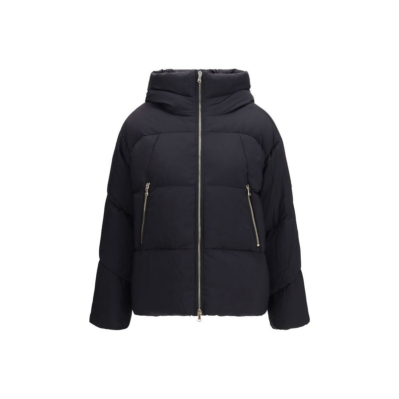 Tatras Black Nylon Full-Length Jacket