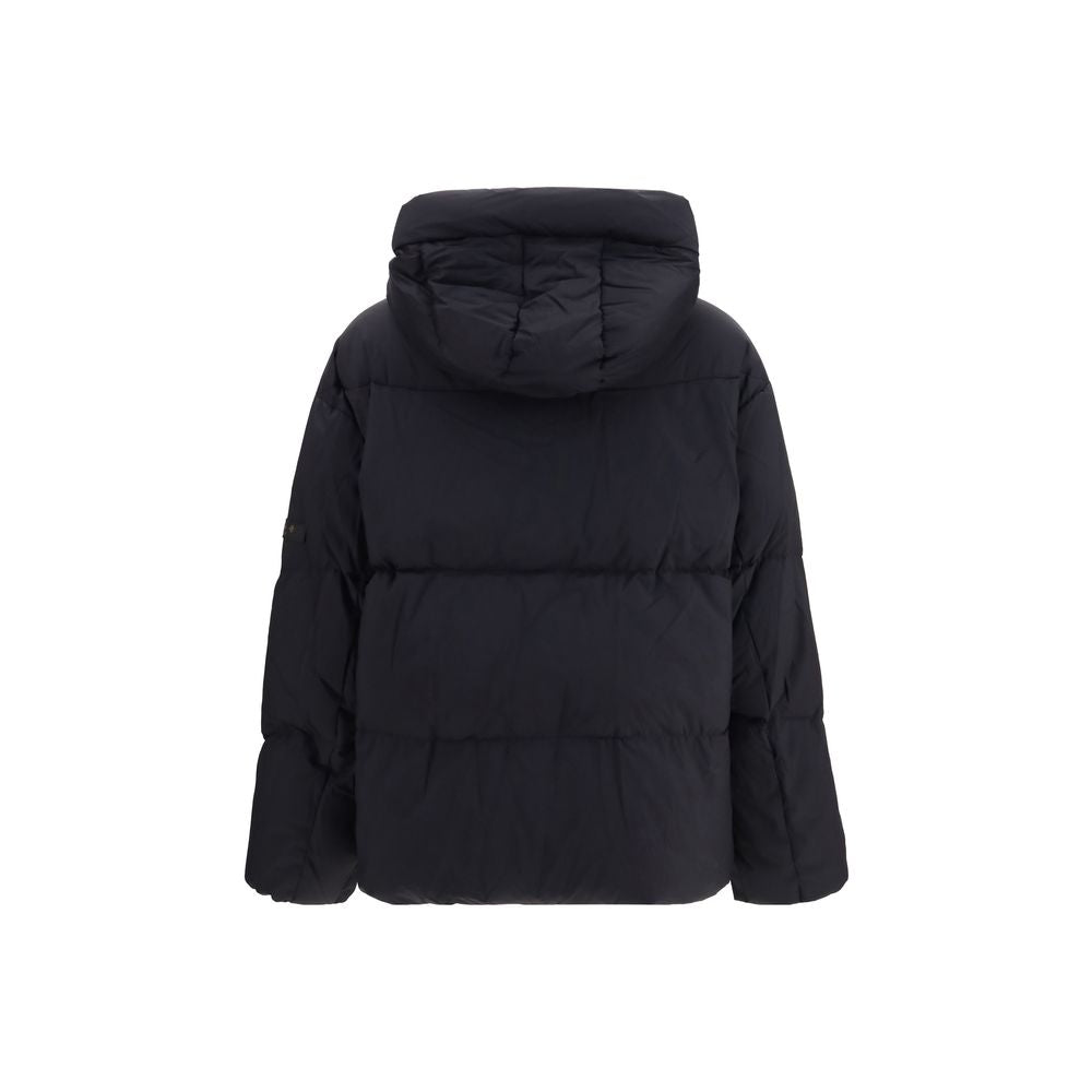 Tatras Black Nylon Full-Length Jacket
