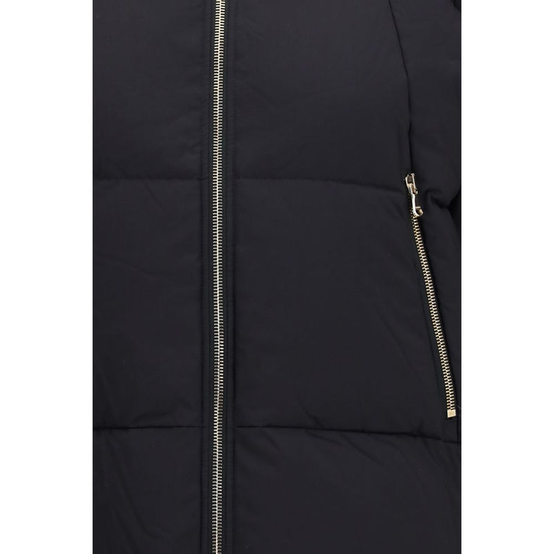 Tatras Black Nylon Full-Length Jacket