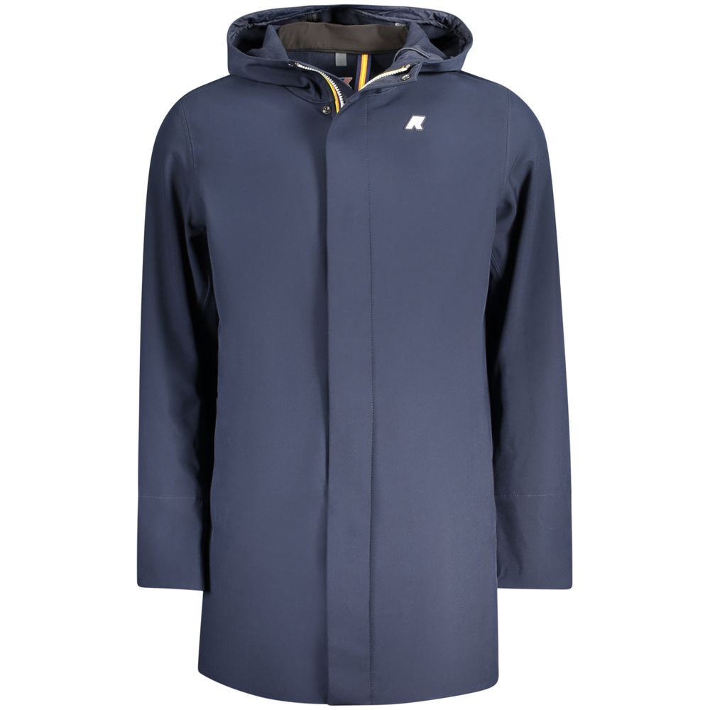 K-WAY Blue Polyester Men's Jacket